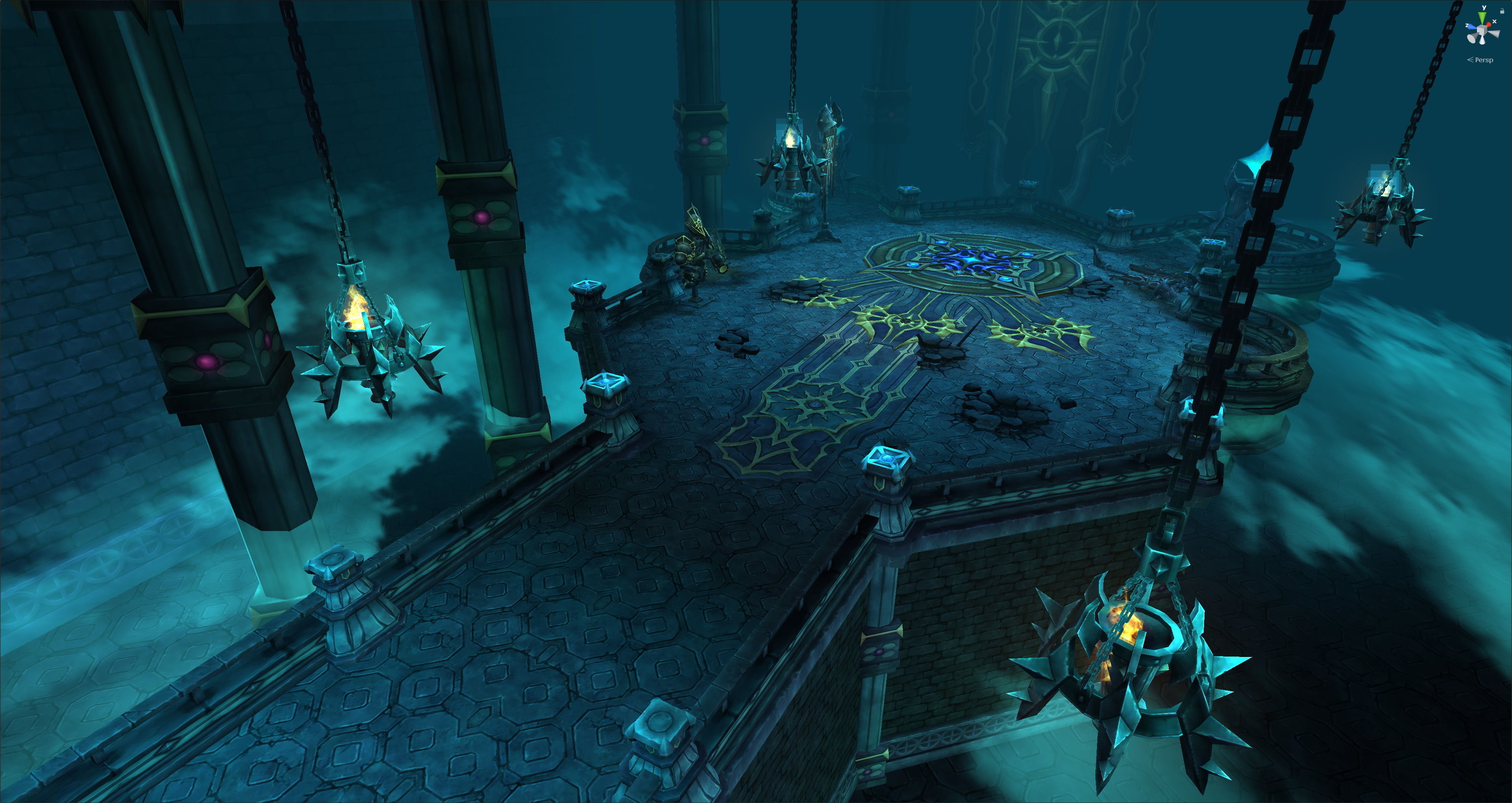 Fantasy Chess RPG Environment - Final Dungeon Low-poly 3D model_3