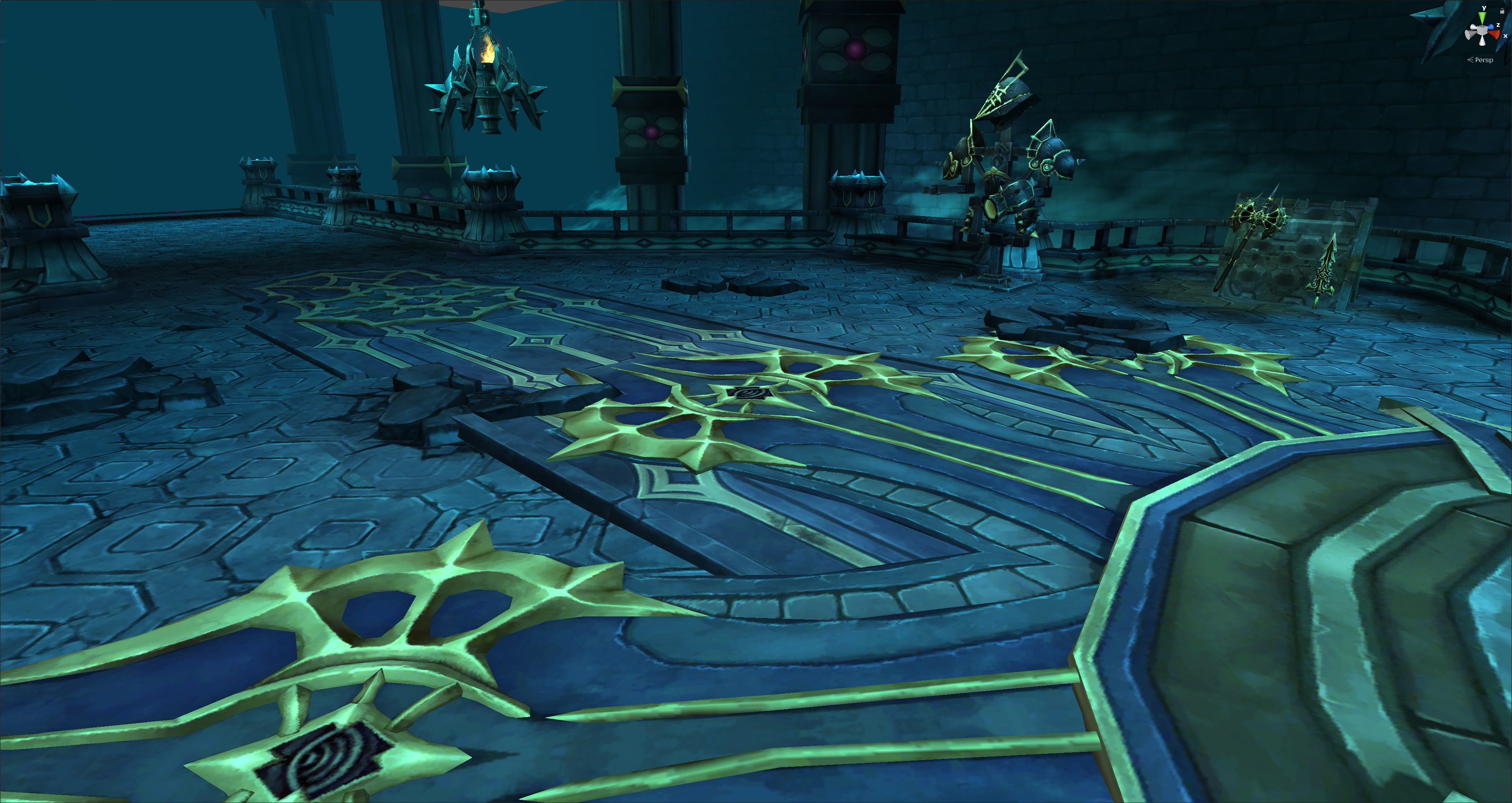 Fantasy Chess RPG Environment - Final Dungeon Low-poly 3D model_5