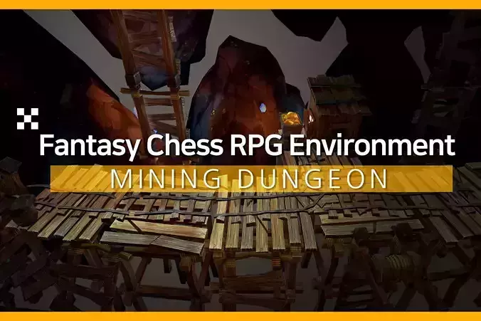 Fantasy Chess RPG Environment - Mining Dungeon