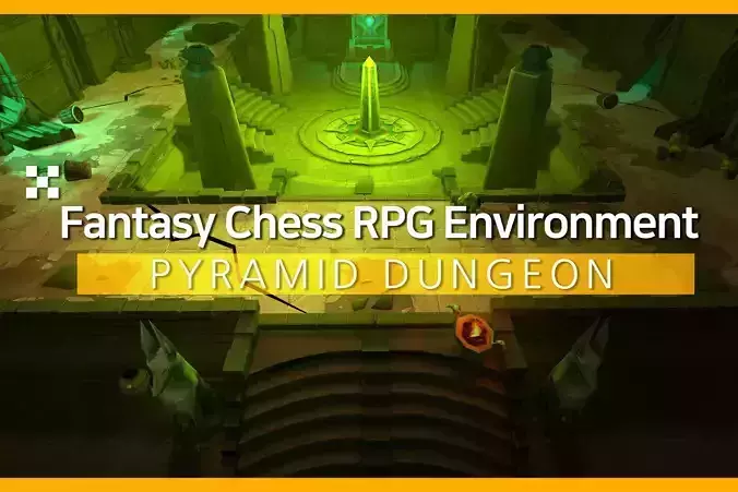 Fantasy Chess RPG Environment - Pyramid Dungeon