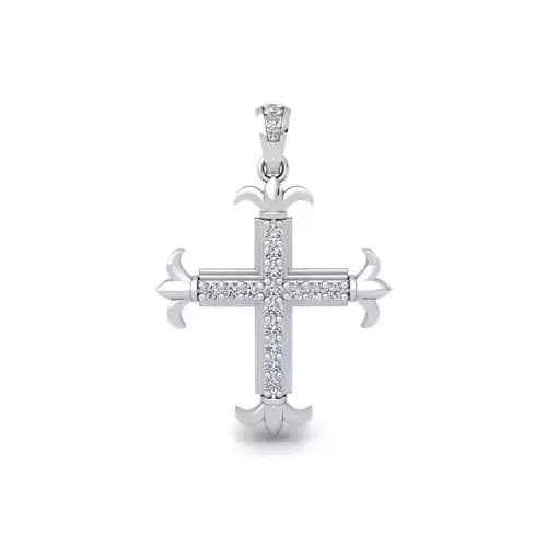 Cross Custom Pendent 3d Model