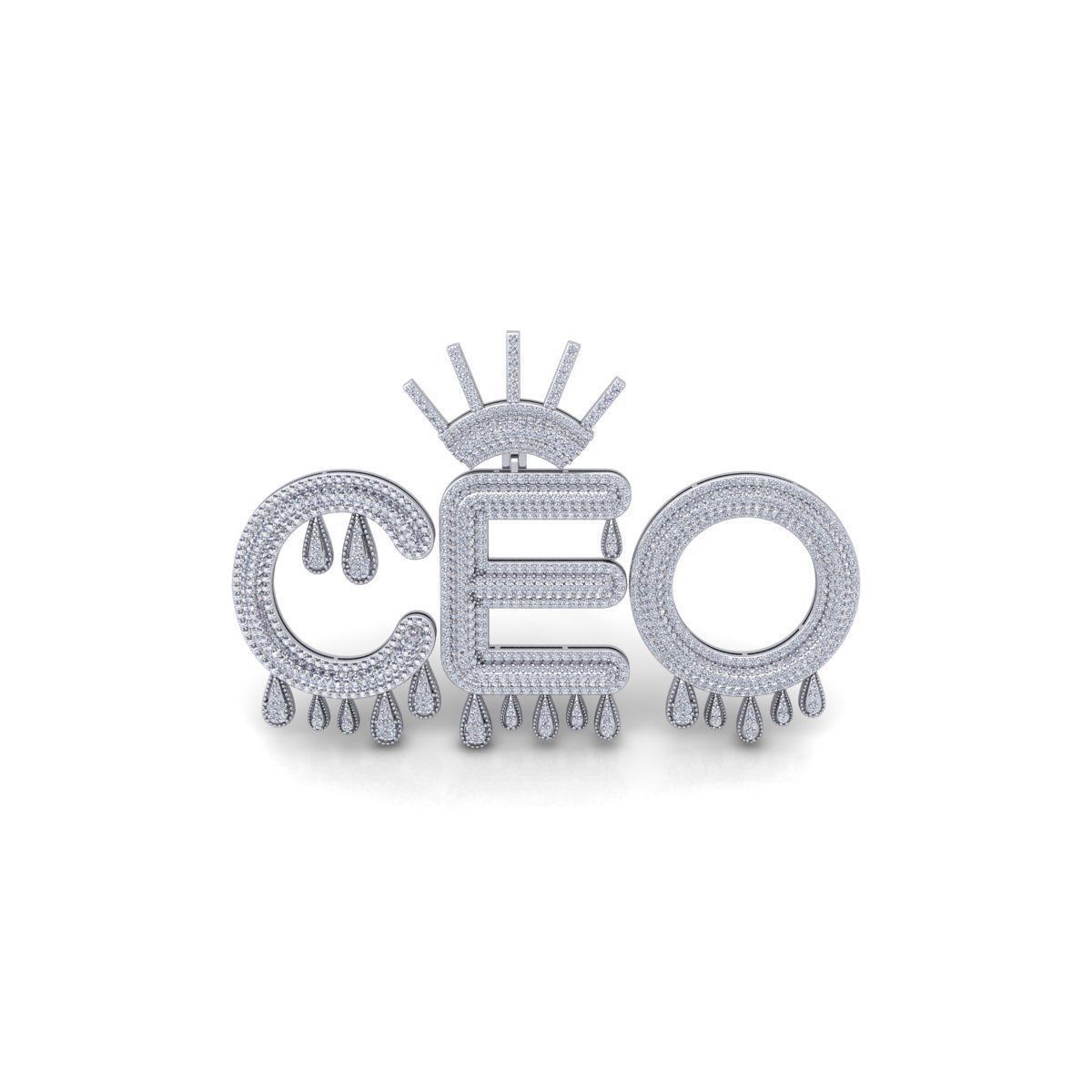 CEO Custom Big Pendent 3d Model Render detail 3D print model_2