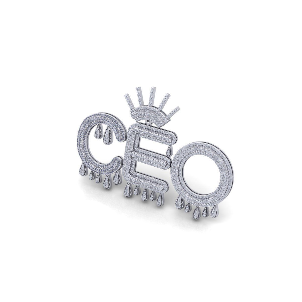 CEO Custom Big Pendent 3d Model Render detail 3D print model_12