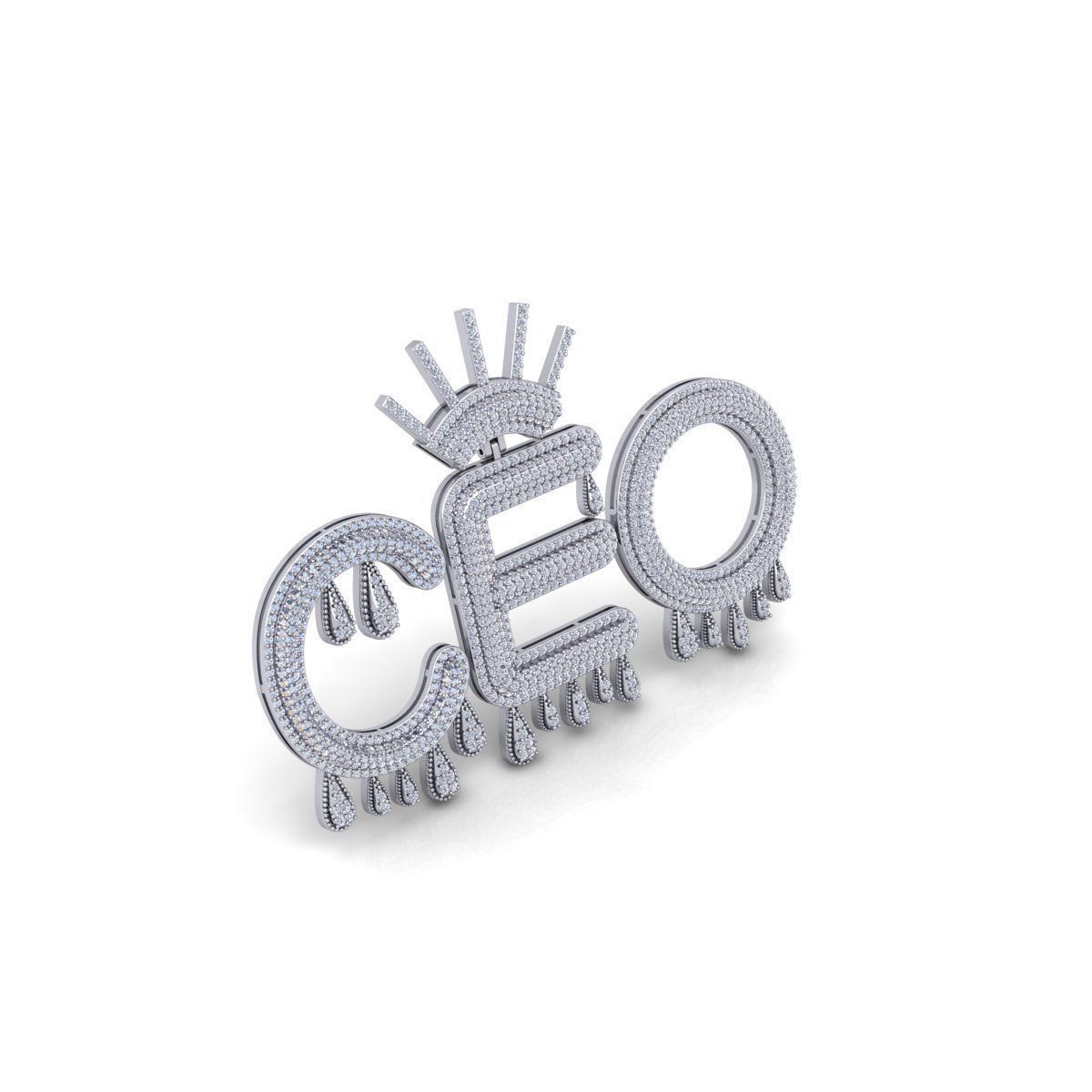 CEO Custom Big Pendent 3d Model Render detail 3D print model_9