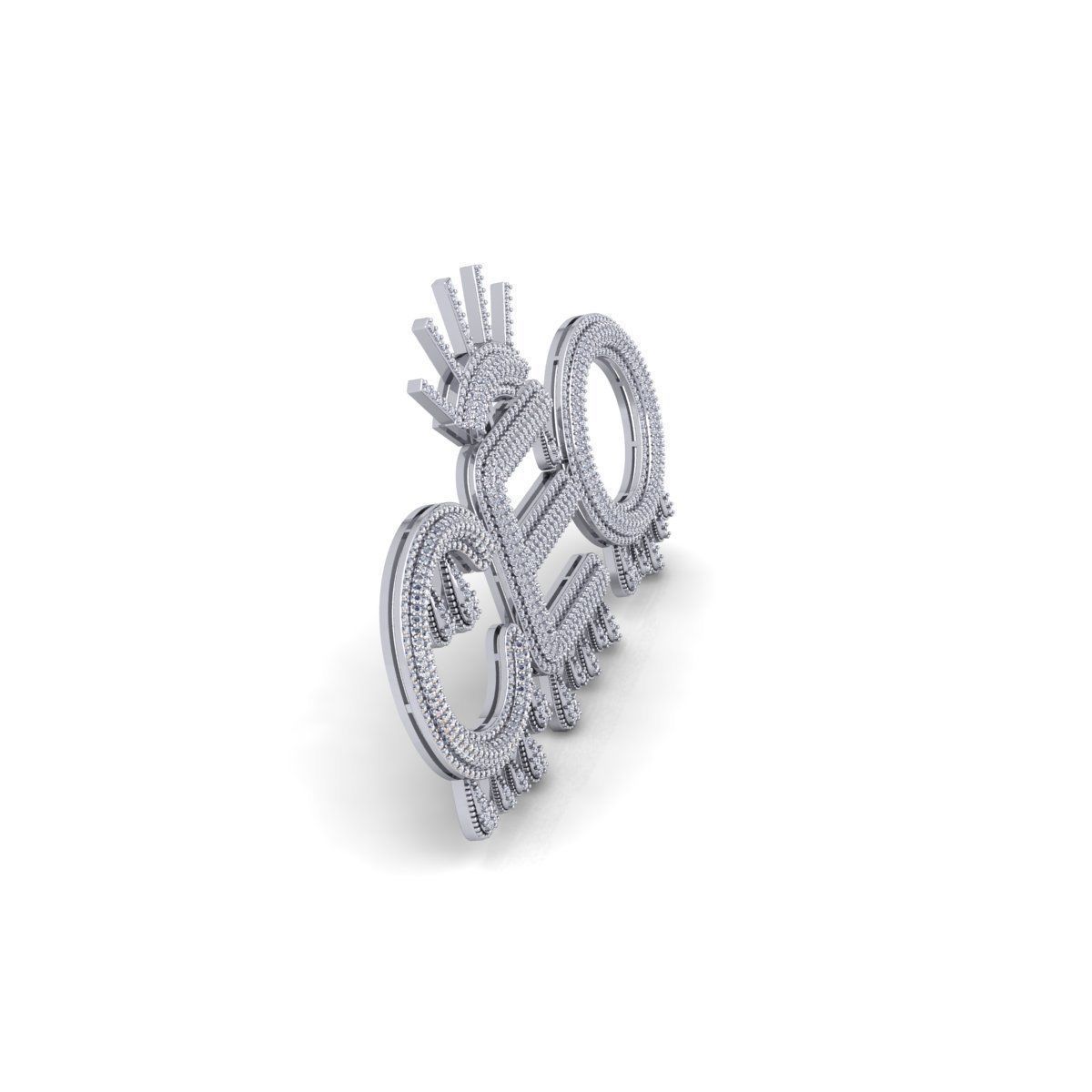 CEO Custom Big Pendent 3d Model Render detail 3D print model_7