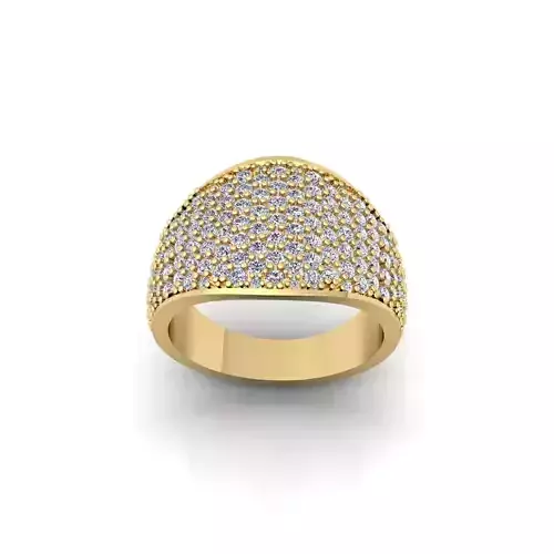 Custom Mens Ring 3d Model And Render Detail