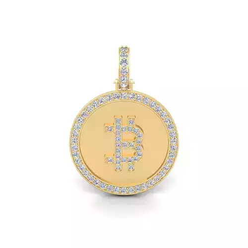 Custom B Pendent   3d Model Render Detail 