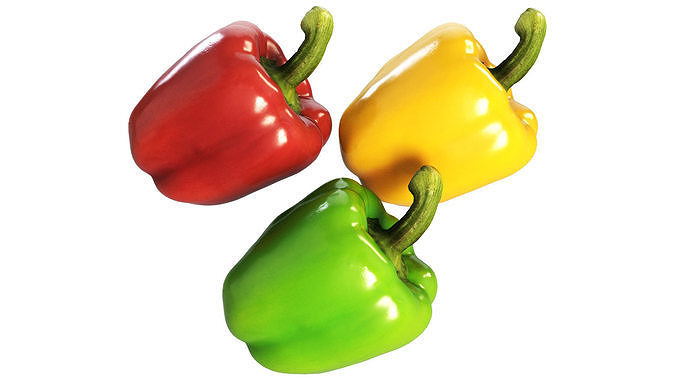 Pepper scanned 4k 3D model