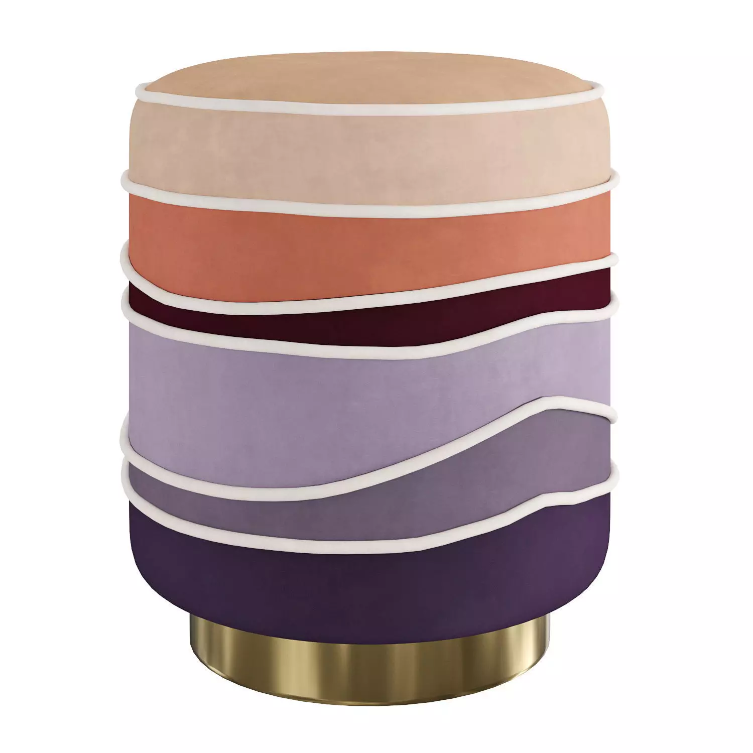 Pouf Charisse 3D model_0