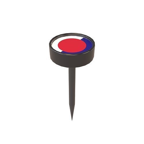 Country Pin Japan Customs v1 001 Low-poly 3D model