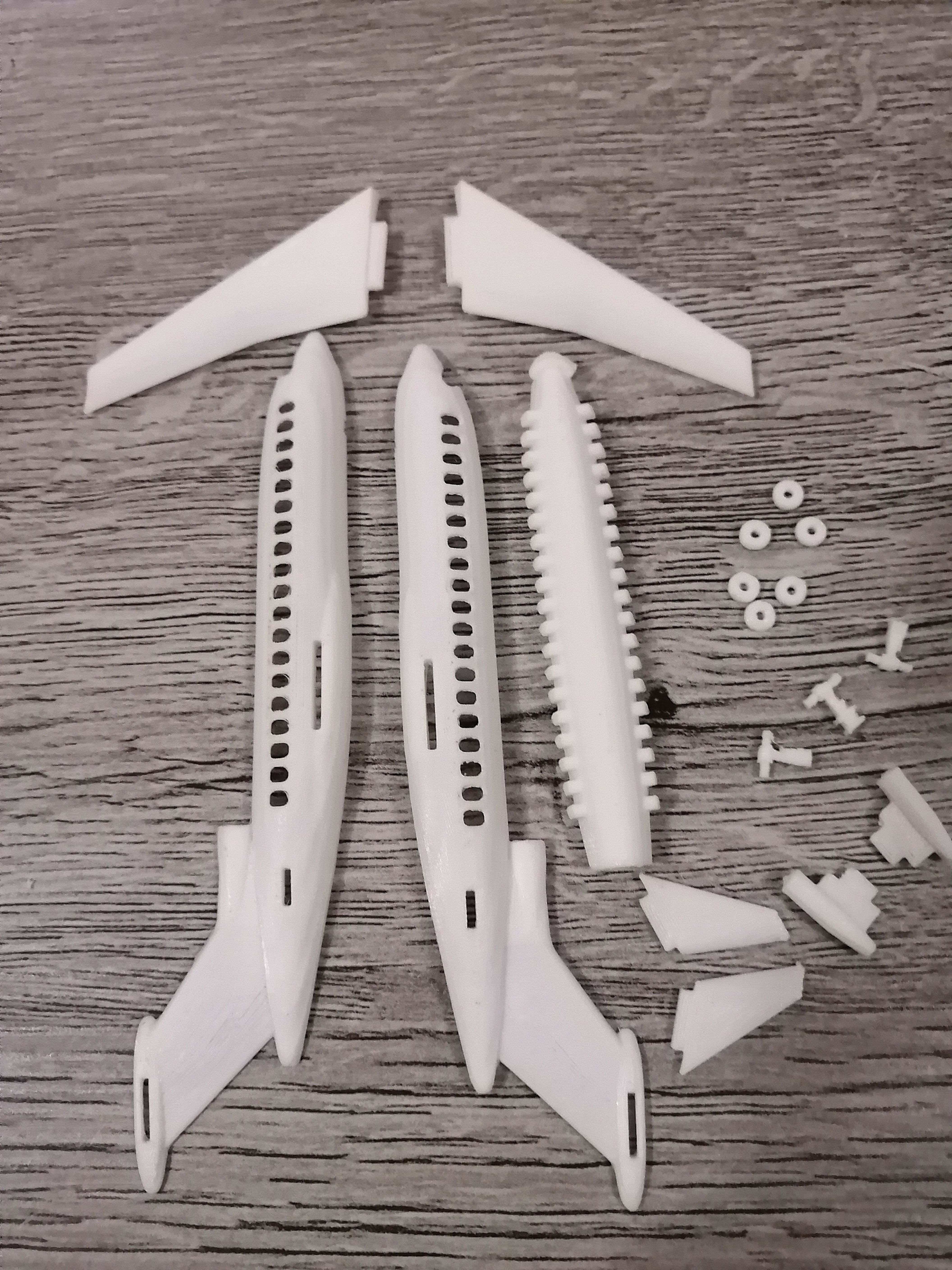 Buildable airplane 3D print model_3