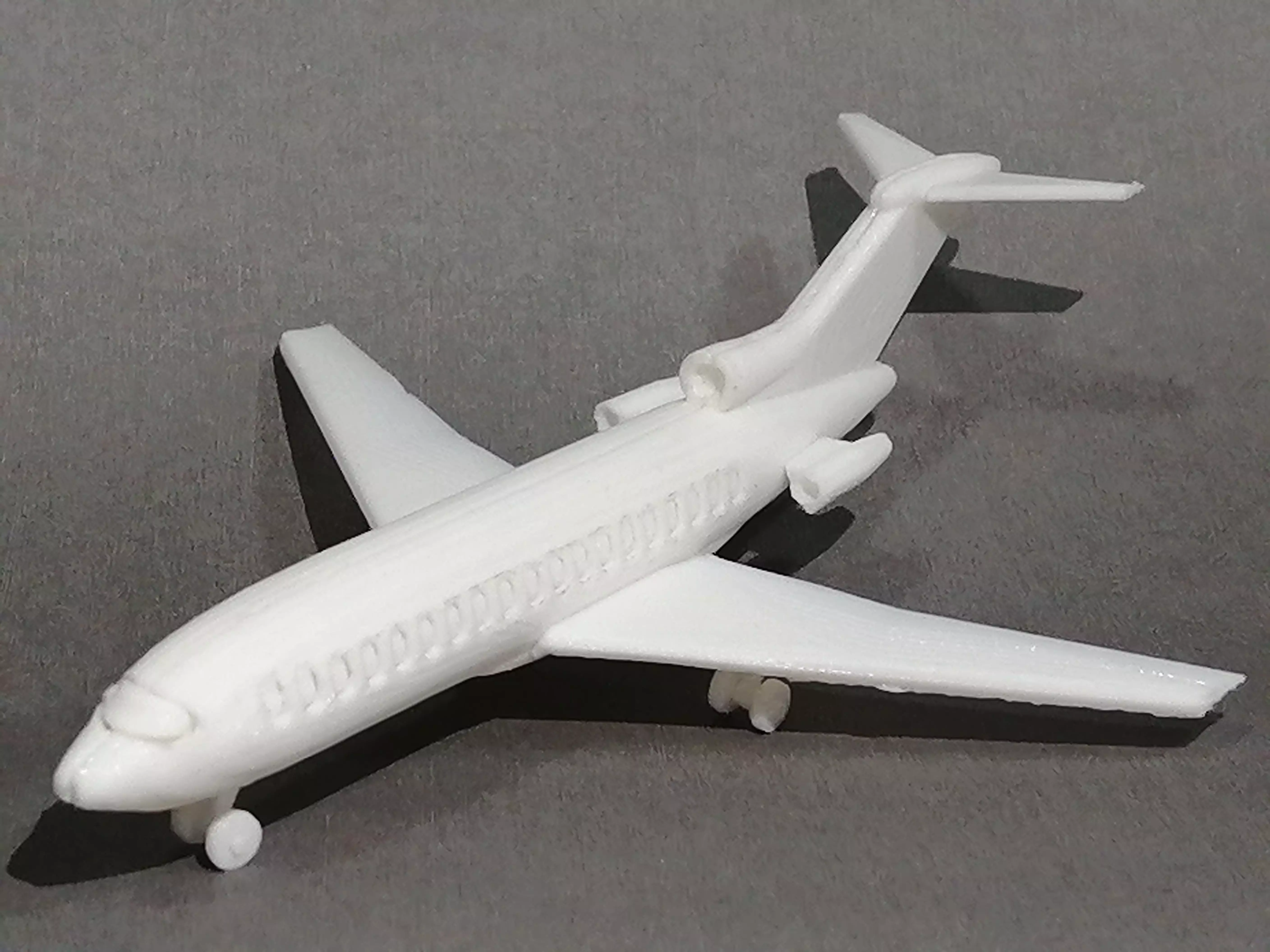 Buildable airplane 3D print model_0