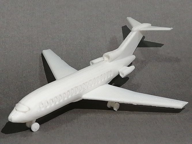 Buildable airplane 3D print model