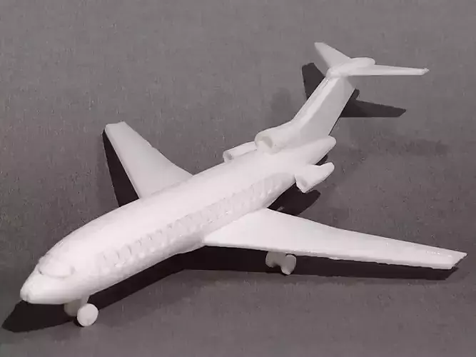Buildable airplane 3D print model