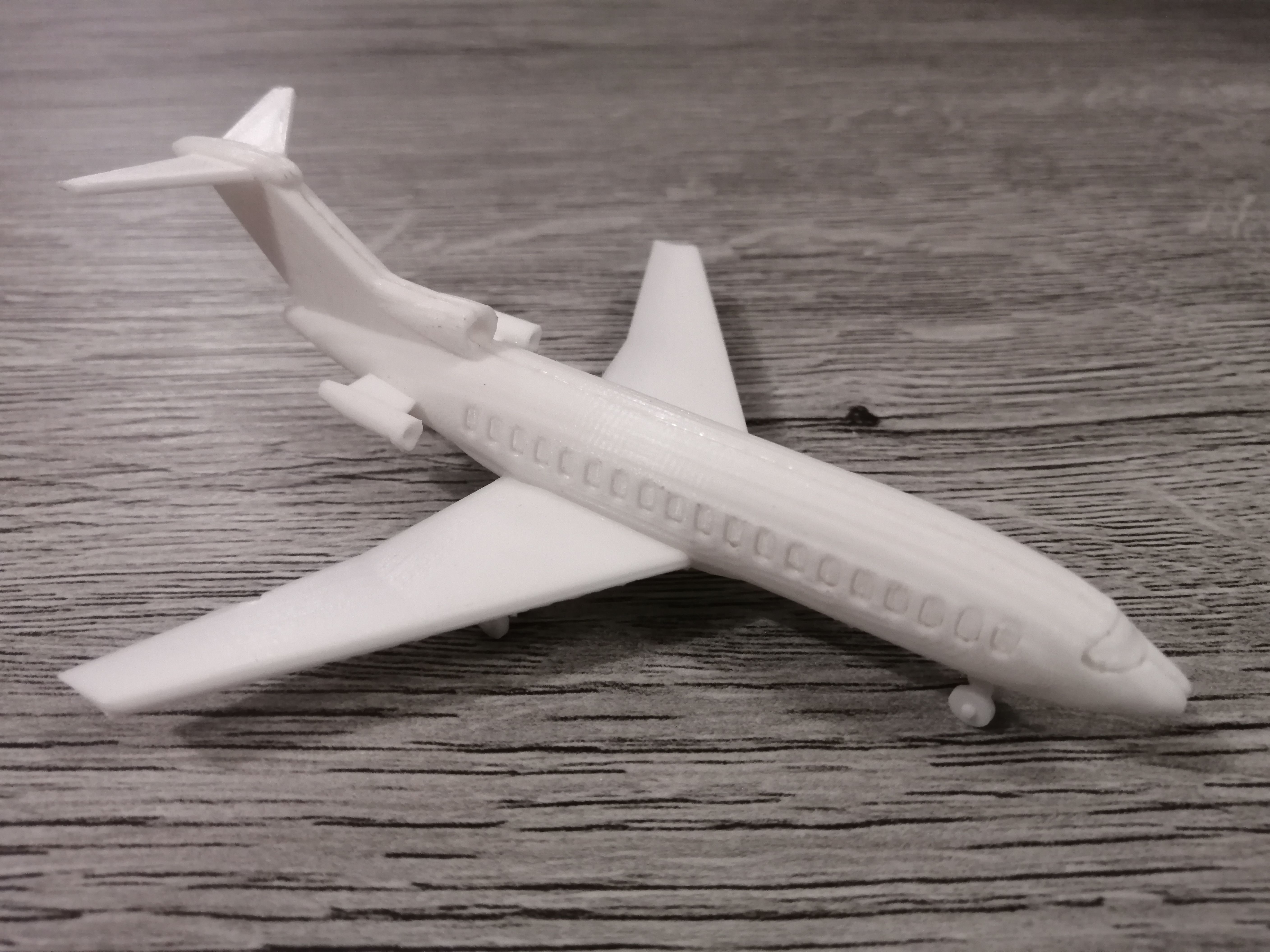 Buildable airplane 3D print model_4