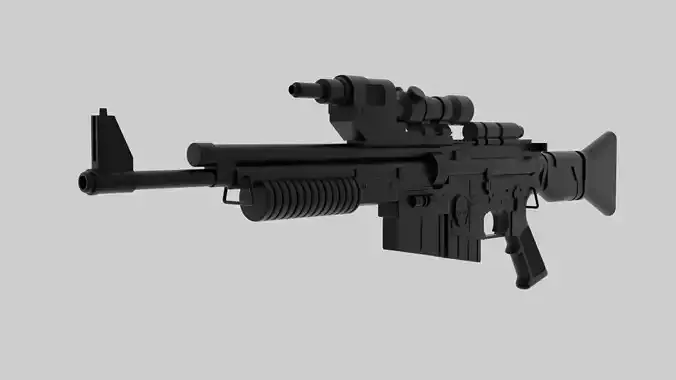 A280 Blaster Rifle 3D model