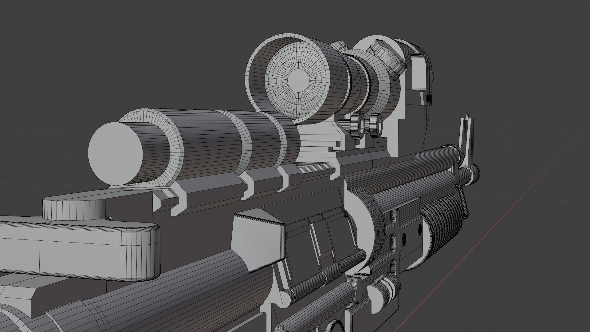 A280 Blaster Rifle 3D model_5