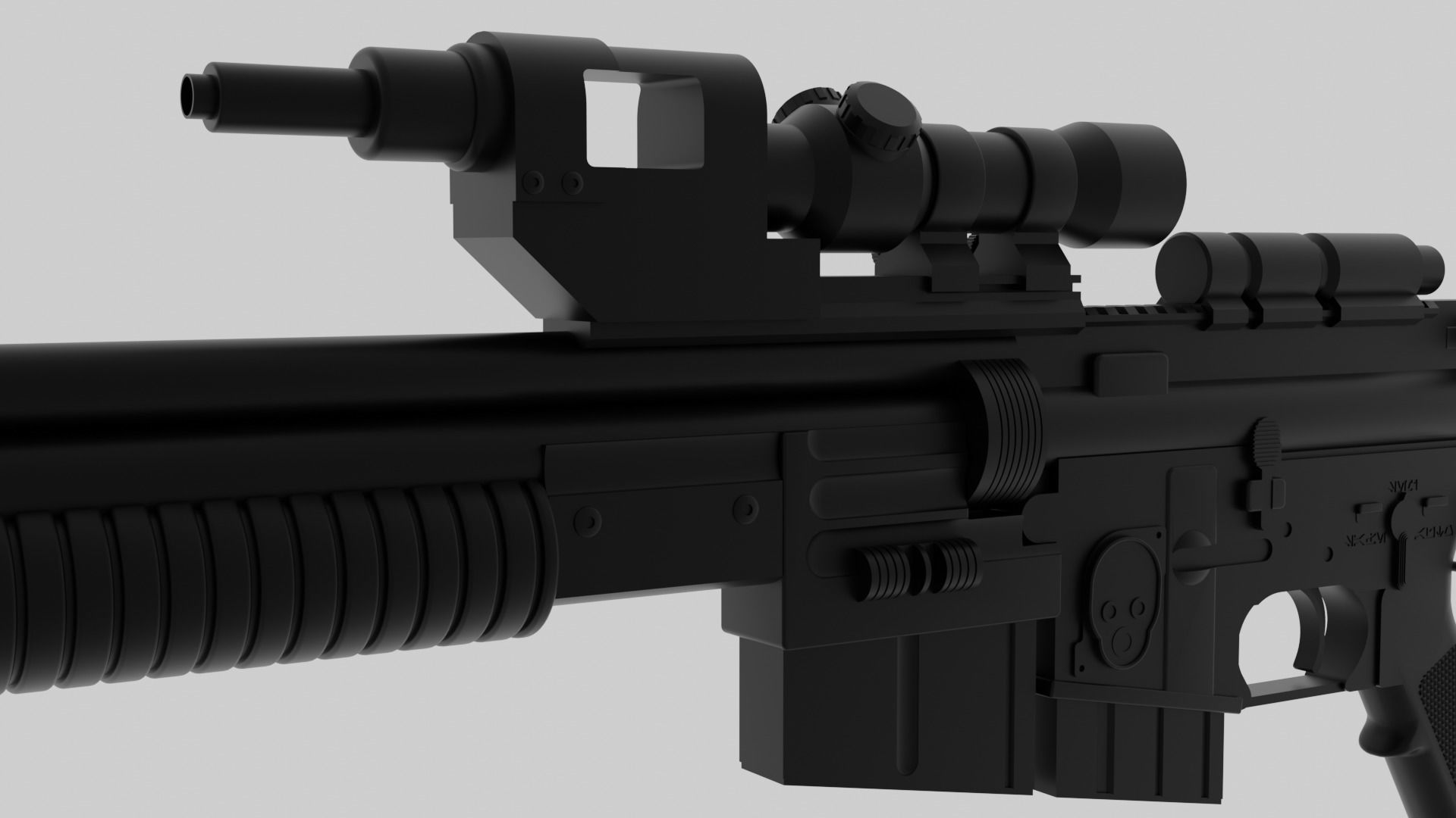 A280 Blaster Rifle 3D model_6