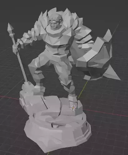 Mobile Legends Tigreal Sacred Statue 3D print model