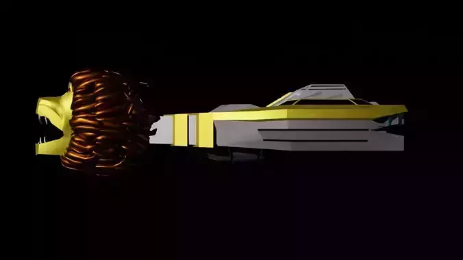 Hacan Cruiser 3D model
