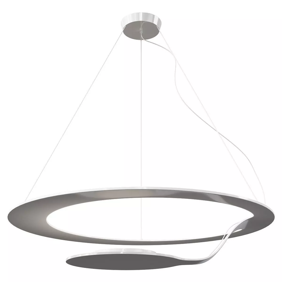Fabbian glu chandelier Low-poly 3D model