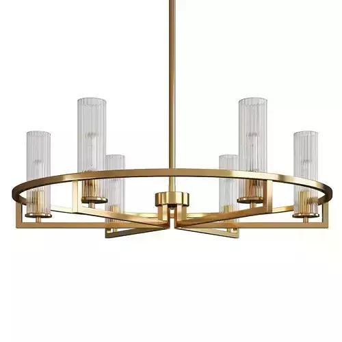 BOLTON CHANDELIER Low-poly 3D model