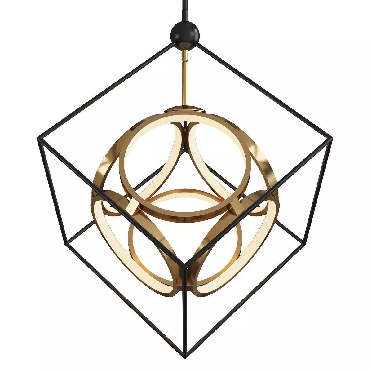 MONZA CHANDELIER Low-poly 3D model_0