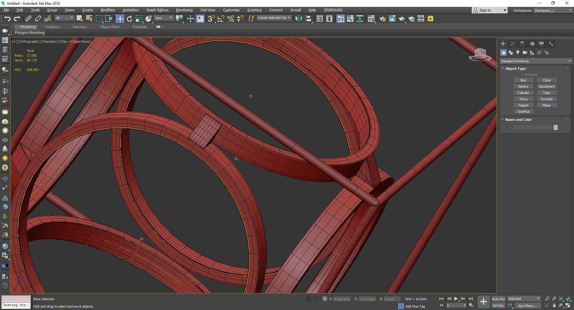 MONZA CHANDELIER Low-poly 3D model_4