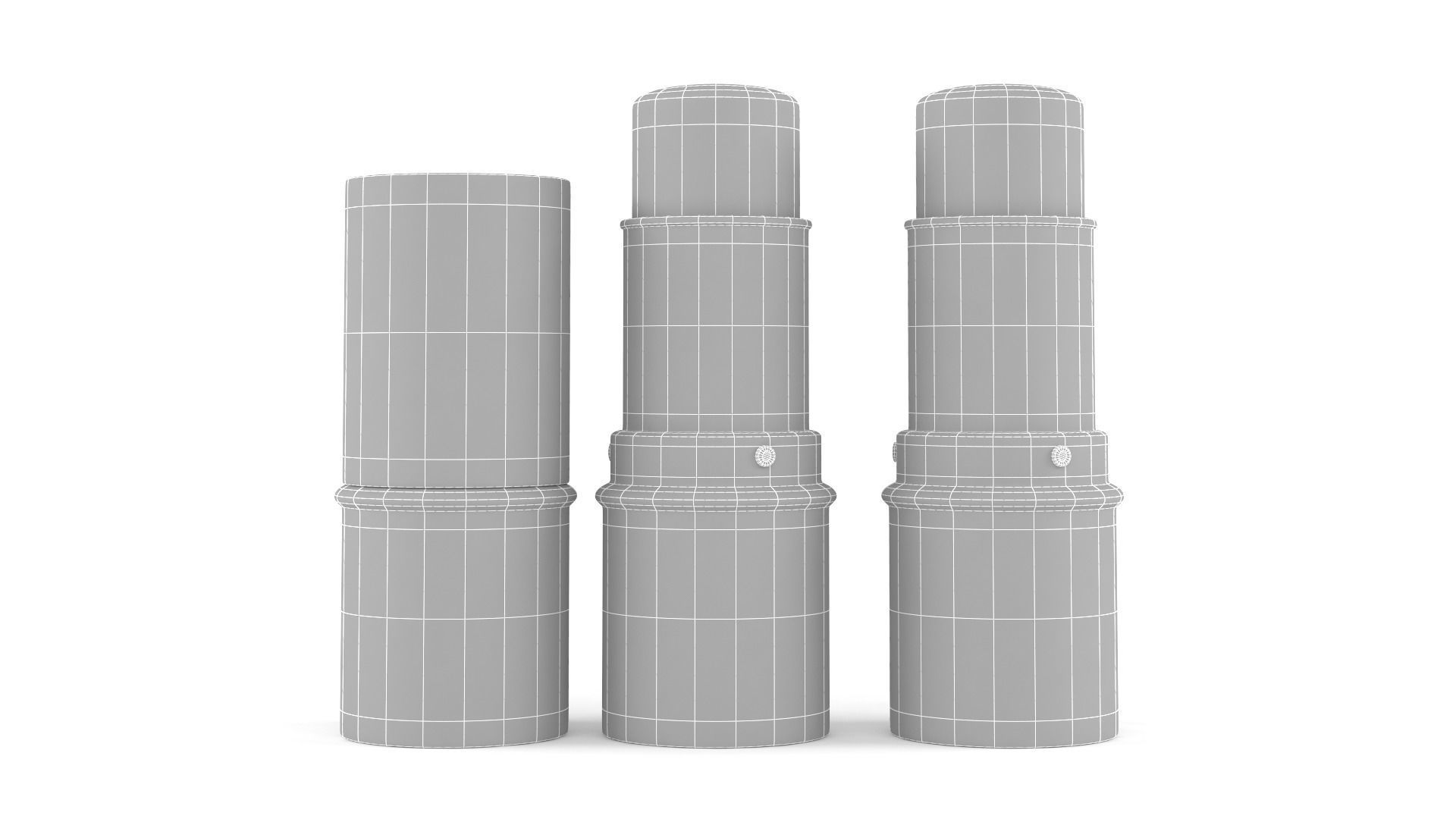 Lipstick ocule face highlighter 3D model_6