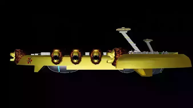 Hacan Flagship 3D model