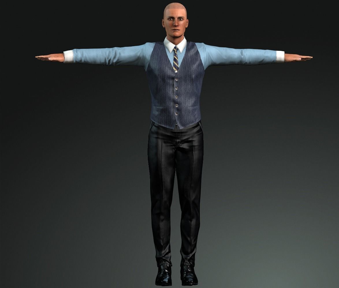 Male character 3D model_1