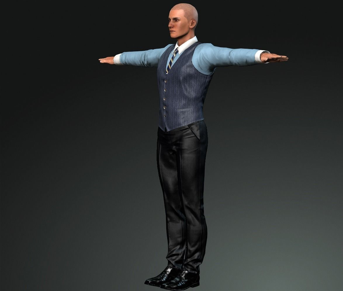 Male character 3D model_4