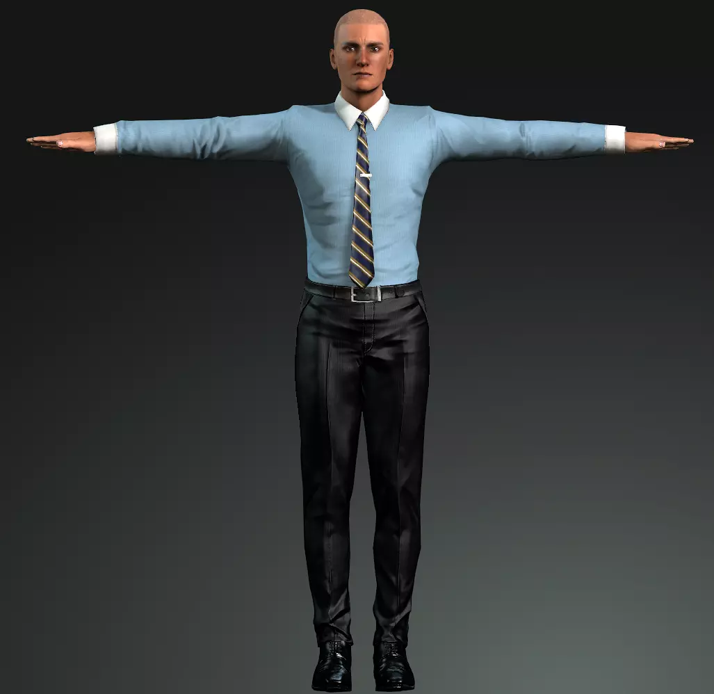 Male character 3D model_0