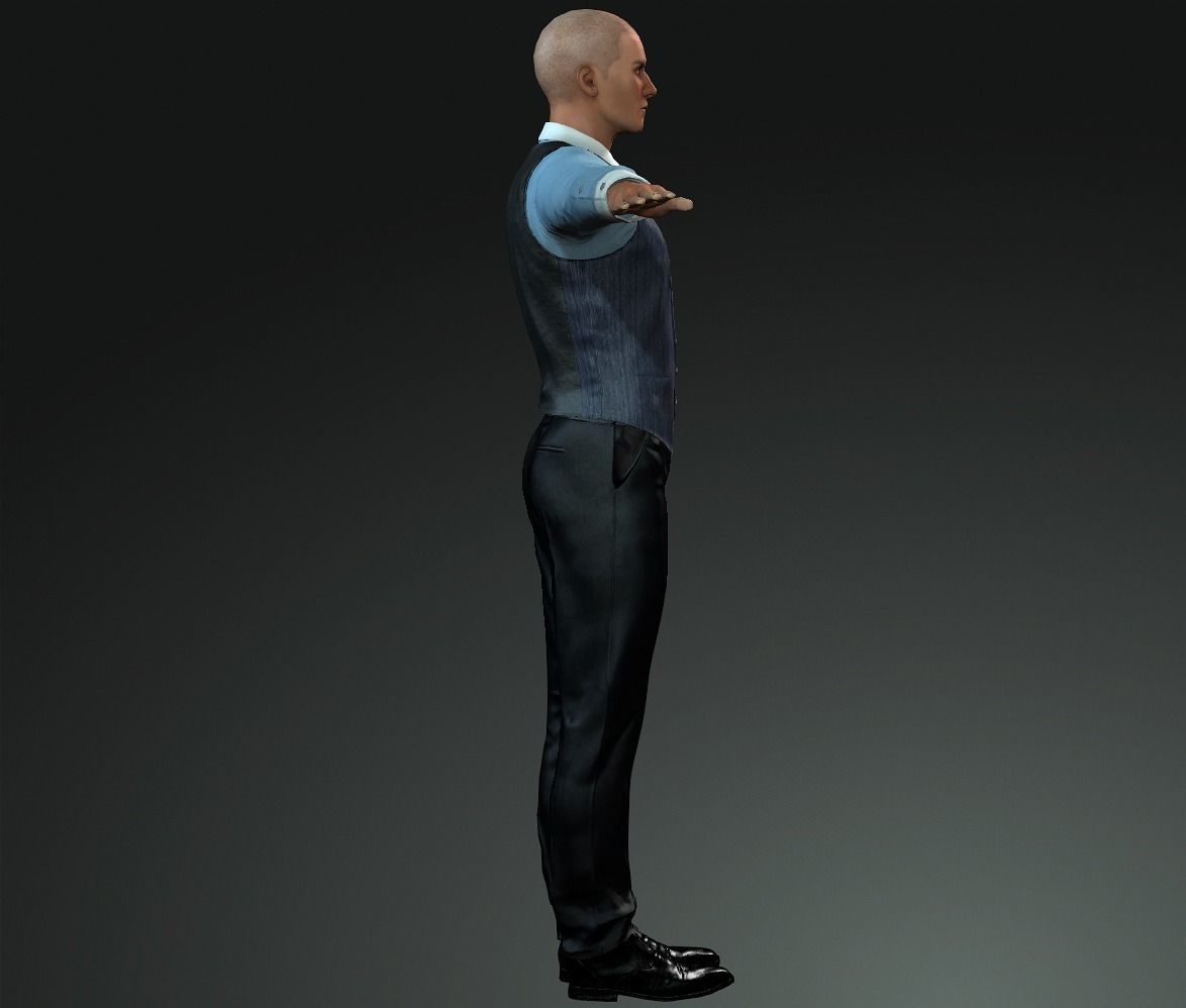 Male character 3D model_2
