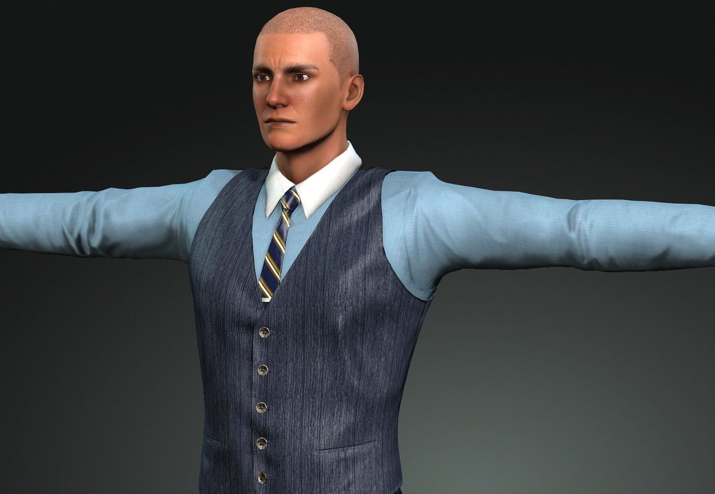 Male character 3D model_6