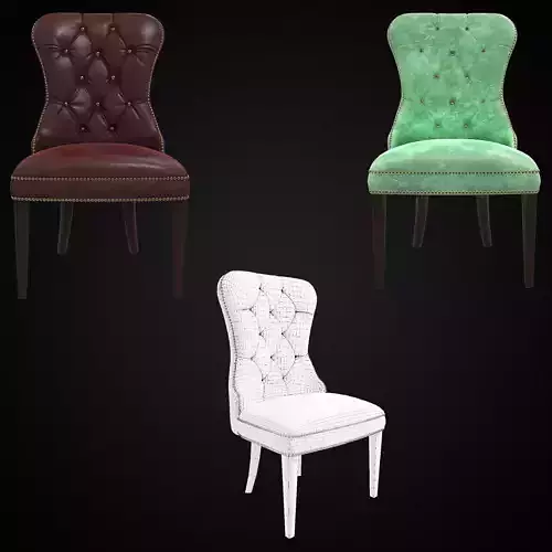 Sofa chair PBR 3d model 