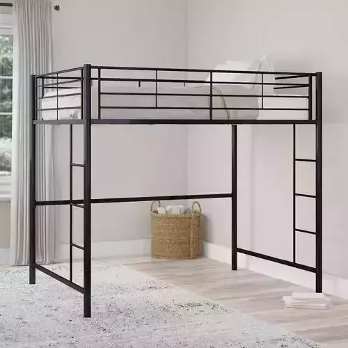 Elita Yes Metal Loft Bed - 3 Colour