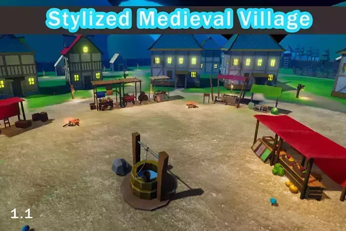 Stylized Fantasy Village