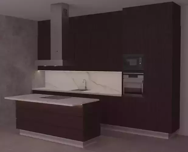 KITCHEN WITH APPLIANCES