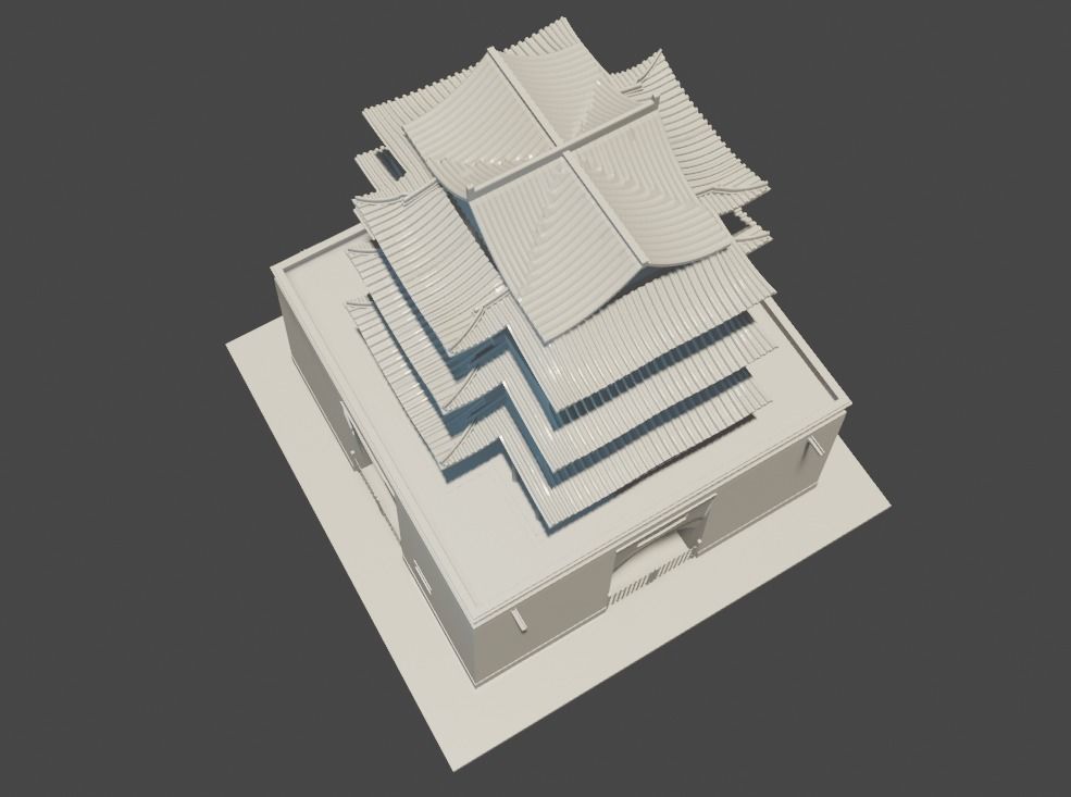 Qingyuan Tower Free 3D model_4