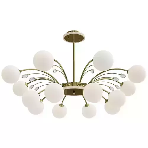 Modern Simplicity Round Ceiling Milk Glass Hanging Light