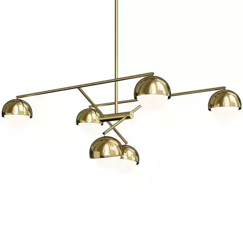 Postmodern Sputnik Chandelier Metal Living Room Pendant
