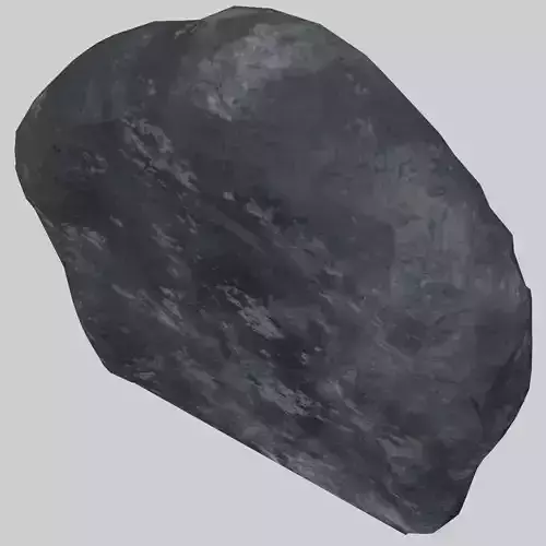 Simple Gravestone midpoly blender Low-poly 3D model