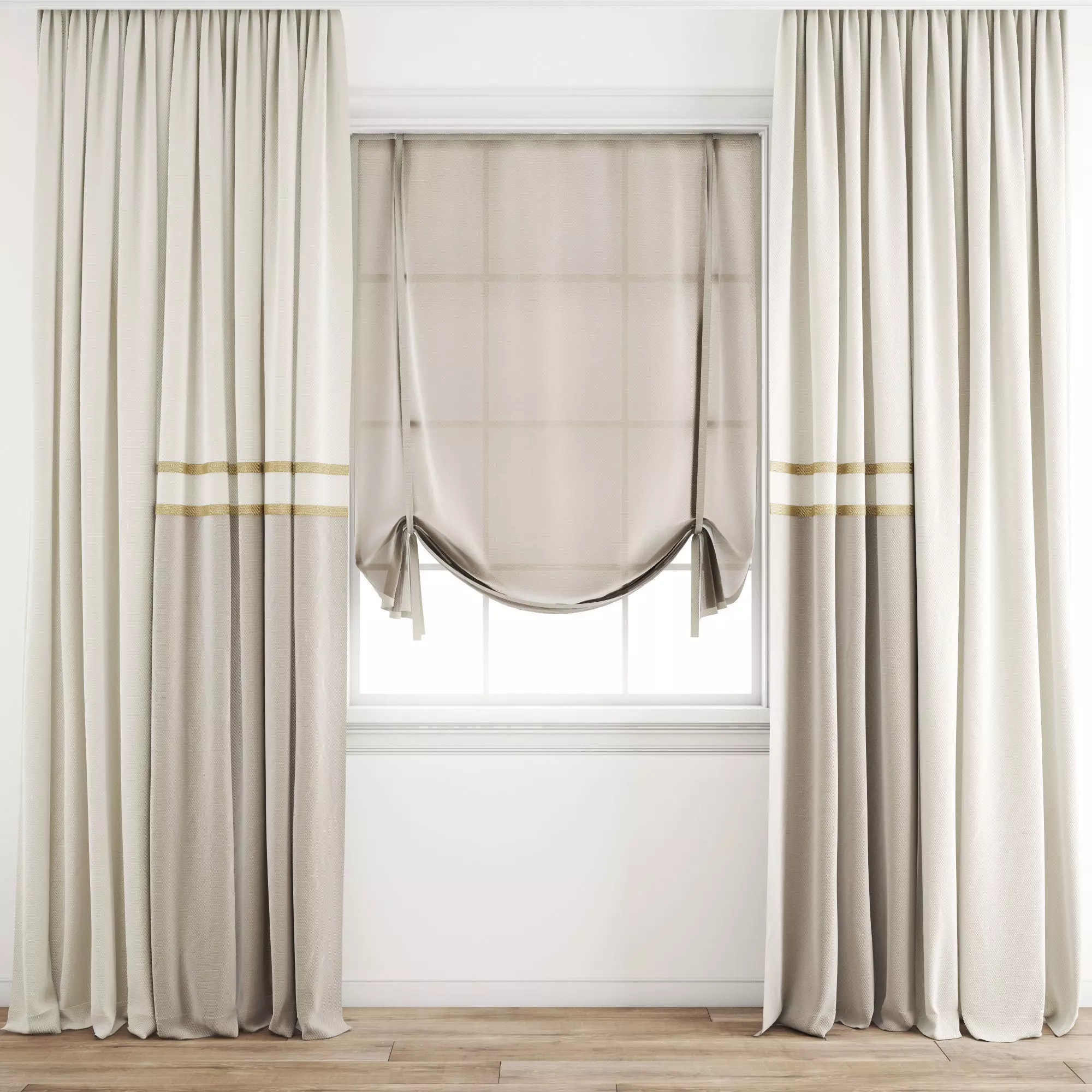 Curtain 276 3D model_0