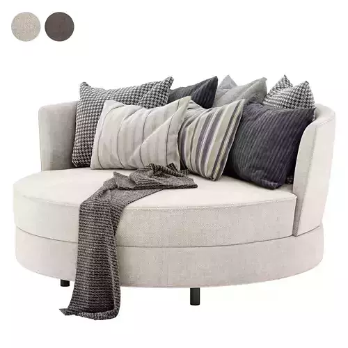Delta III circle sofa swivel