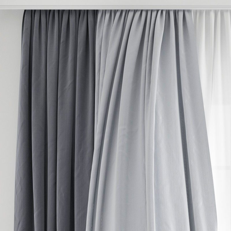 Curtain 277 Wind blowing effect 3 3D model_7