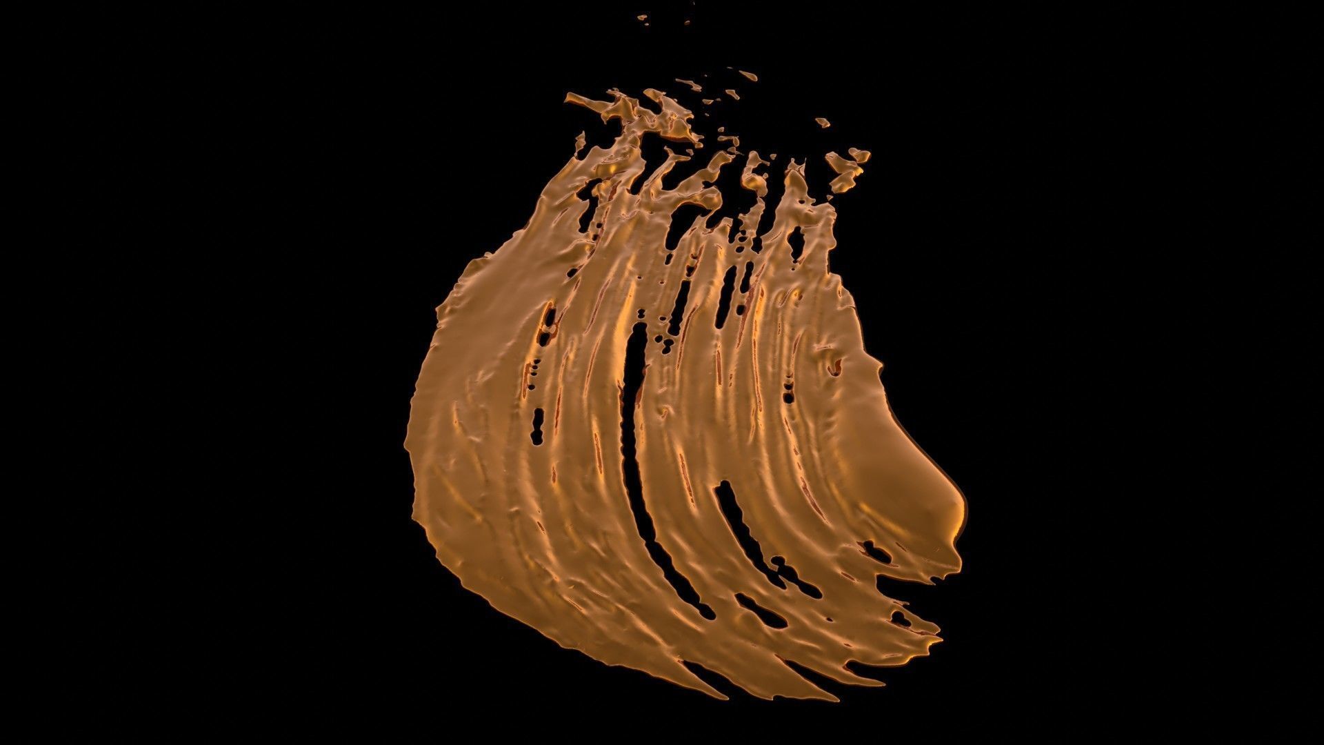 Paint Smear 3 3D model_4