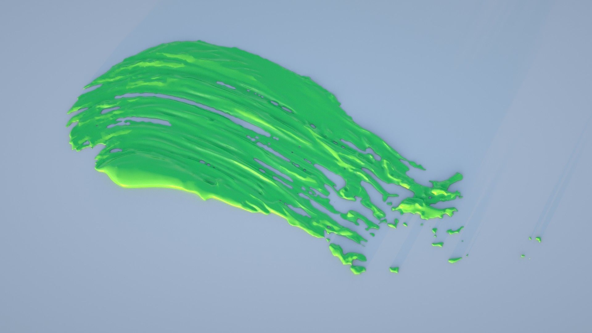 Paint Smear 3 3D model_1