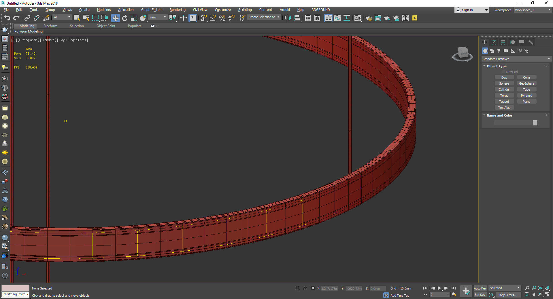 Coffee Rings Suspension Pendant Light Low-poly 3D model_5