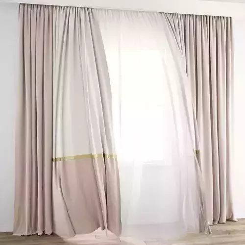 Curtain 278 Wind blowing effect 4